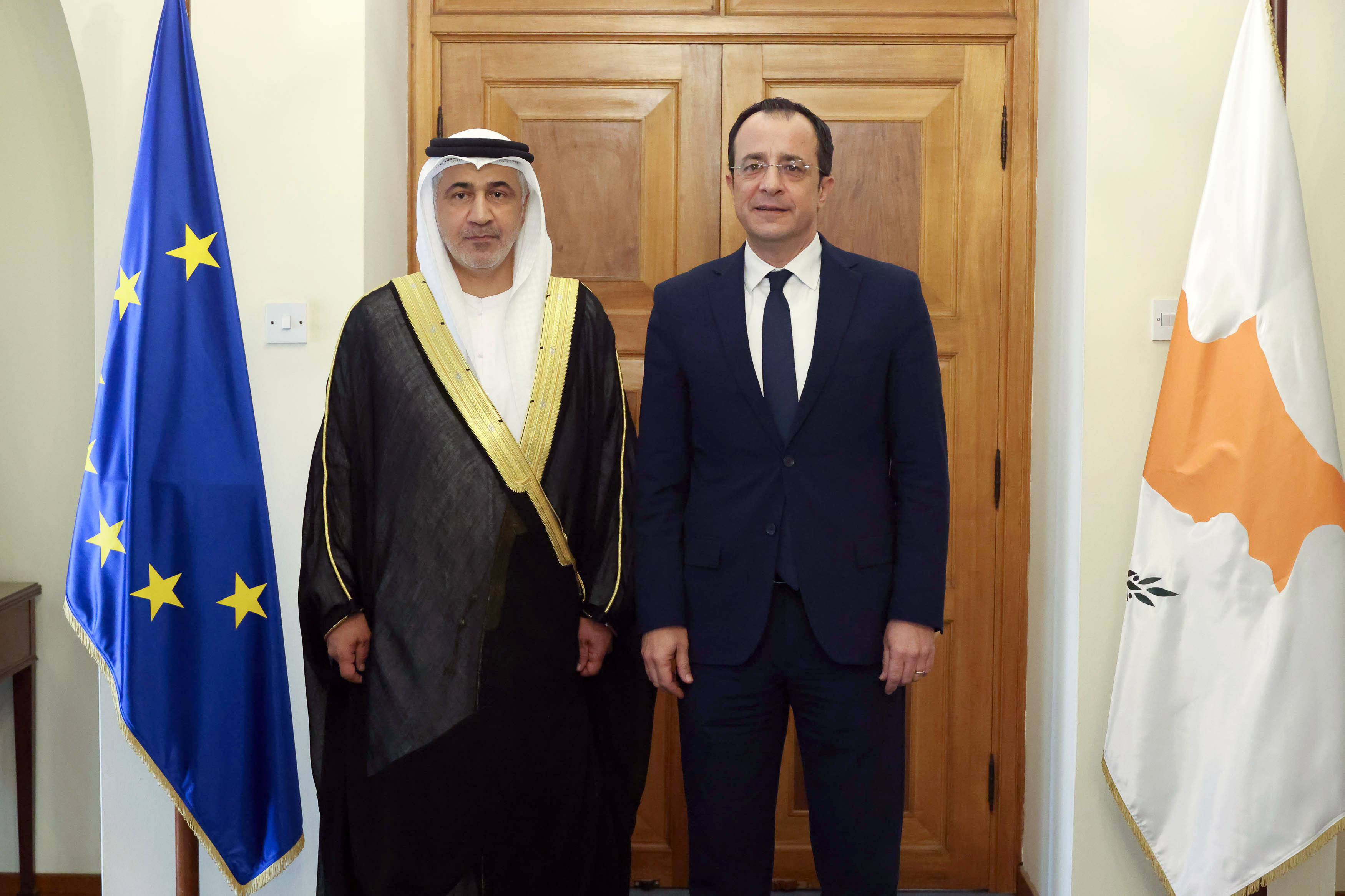 رئيس قبرص يتسلم أوراق اعتماد سفير الدولة
